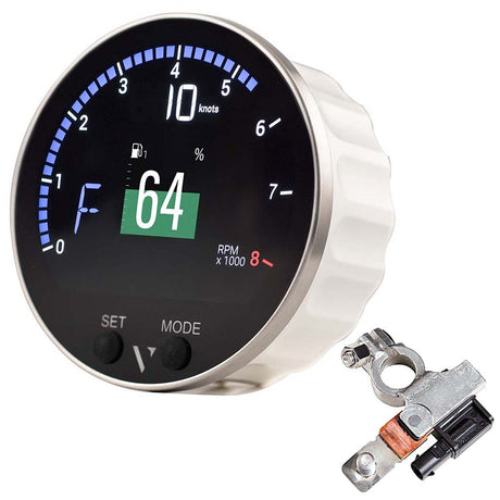 Veratron 85mm 338 VMH35 Multifunction Gauge wBattery Sensor B00085502