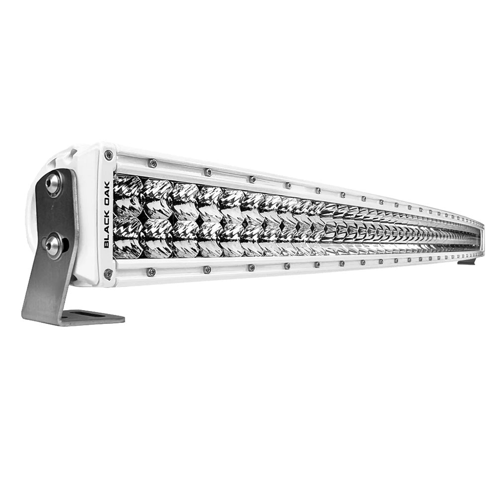 50CCM-D5OS Black Oak 50 inch curved LED light bar with white housing

