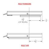 TACO 1118 x 36 Manual Seat Slide M203611