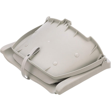 Attwood SwivlEze Padded Flip Seat  Grey 98391GY