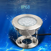 AC12V/DC24V RGB+CCT LED Underwater fountain Light 9W | IP68