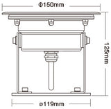 Miboxer UW03 RGB+CCT LED Underwater Light – 9W diagram