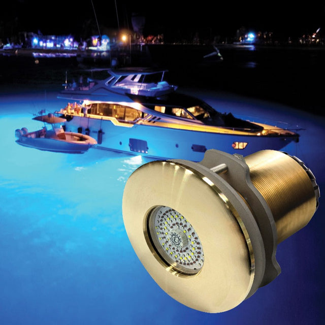 SeaBlaze Typhoon surface mount  YACHT Underwater Light in BLUE led at night