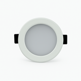 BCM Orlando 85 bi-color warm white and red LED light with white trim ring, spring mount, IP66


