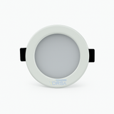 BCM Orlando 85 anti-glare LED light, white finish, spring mount, 3000K, IP40

