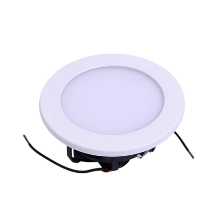 BCM Orlando 85 bi-color warm white and red LED light with white trim ring, screw 
mount, IP66

