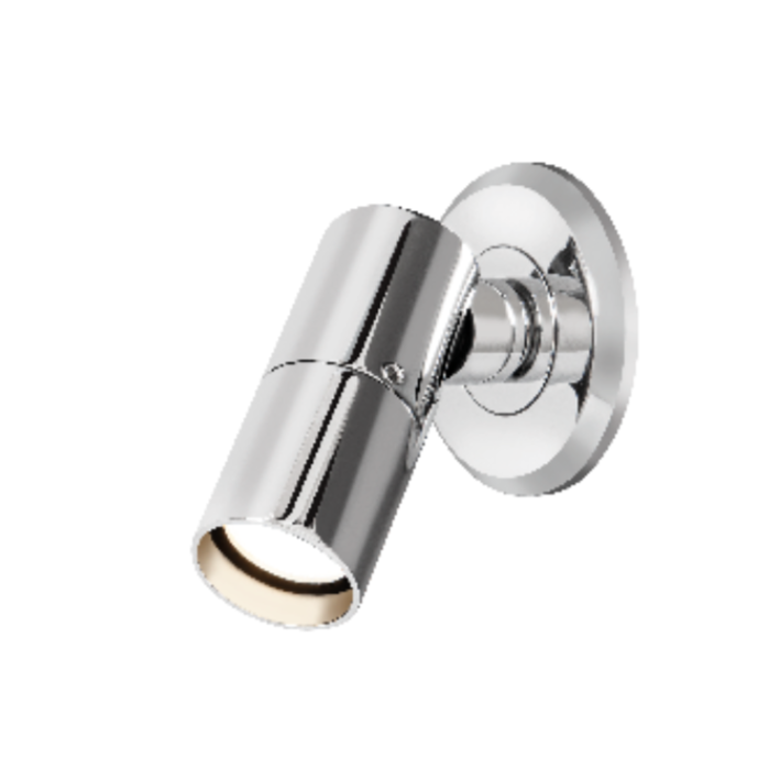 BCM SIRIO Adjustable LED Reading Light – chrome Finish

