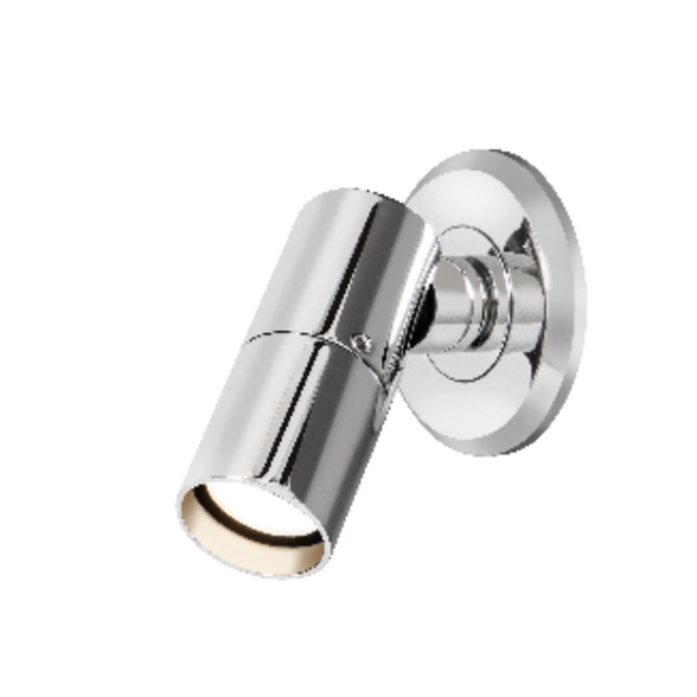 BCM SIRIO Adjustable LED Reading Light – chrome Finish

