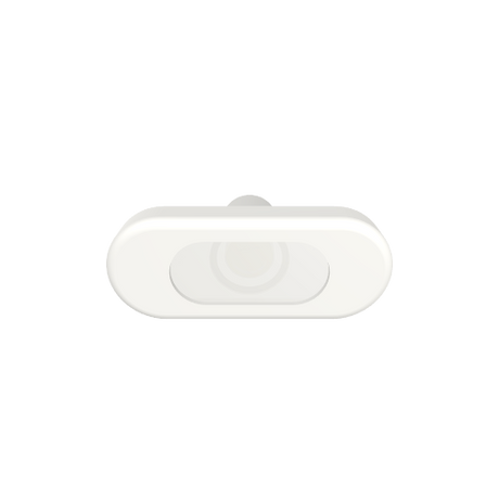 White Finished Courtesy Light with Warm Glow