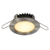 imtra Stainless finish LED ceiling light warm white led

