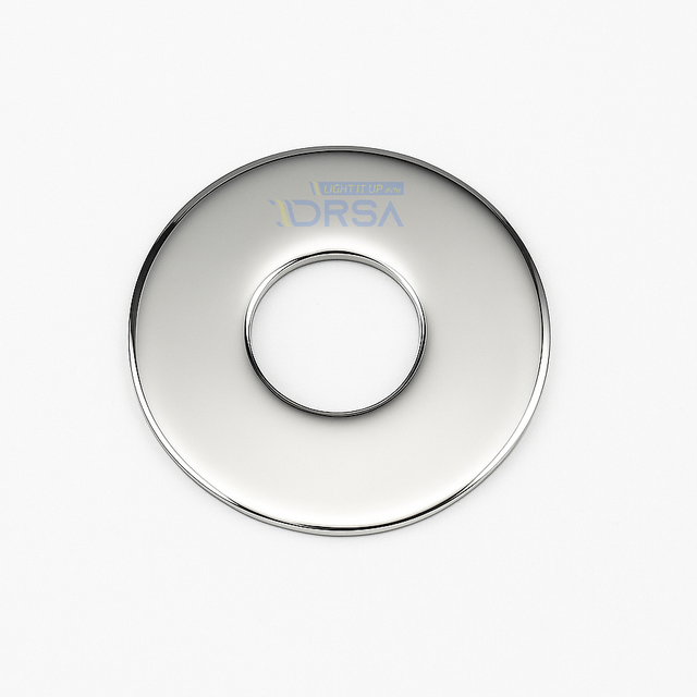 316 stainless steel round beauty ring for bullet light with drsa logo
