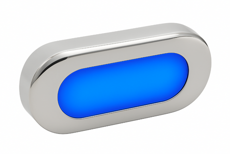 blue led  Imtra courtesy step light with IP65 rating 24 volt

