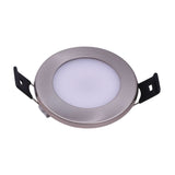 BCM Rodi 50 Marine LED Downlight – Satin Finish with clamps
