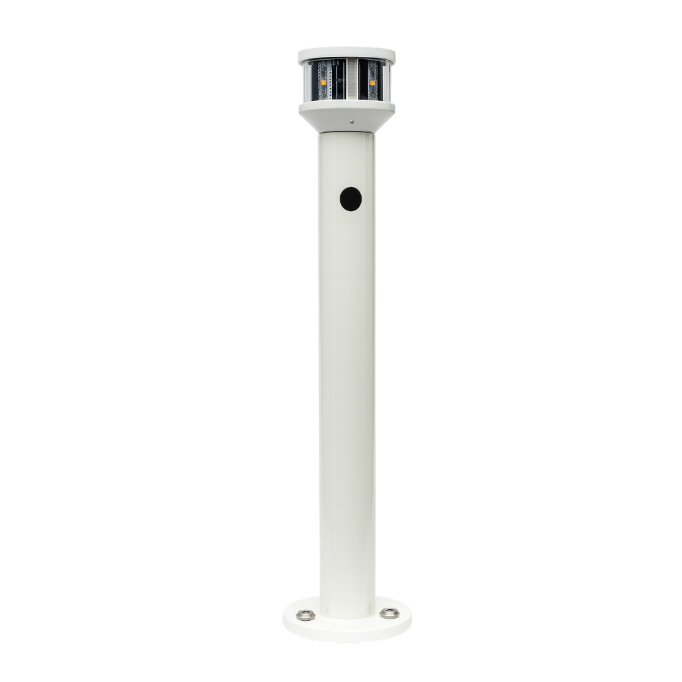 Seaview 36-inch fixed light post with white LED all-round light

