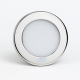 BCM Orlando 85 LED light with switch, polished stainless steel, srew mount, 3000K, IP66

