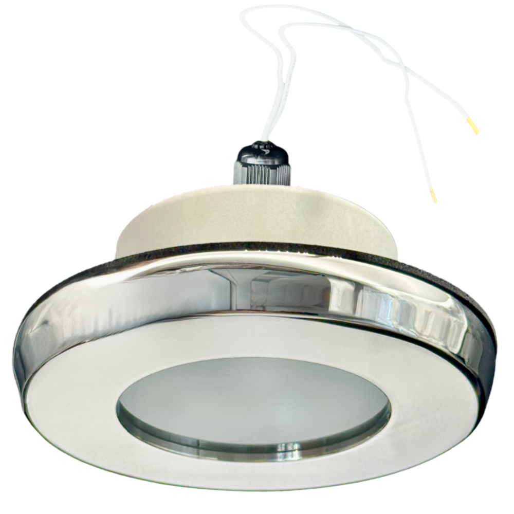 Corsica stainless marine light with polished bezel


