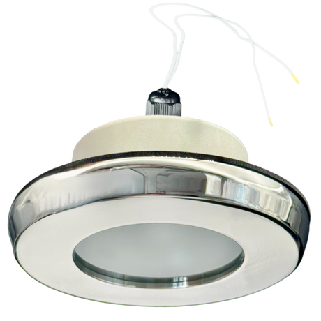 Corsica stainless marine light with polished bezel

