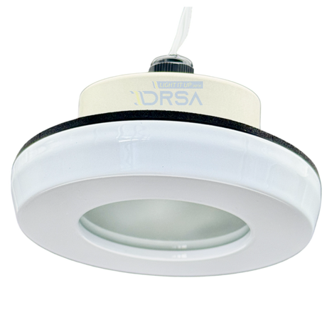 Corsica 3-15/16" Diameter Marine Lightwhite marine light with stainless bezel

