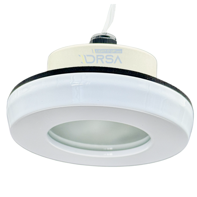 Corsica 3-15/16" Diameter Marine Lightwhite marine light with stainless bezel

