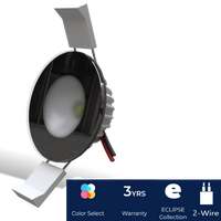 Lumishore ECLIPSE DL55 White  RGB Downlight - Black Finish [010-04541-00]