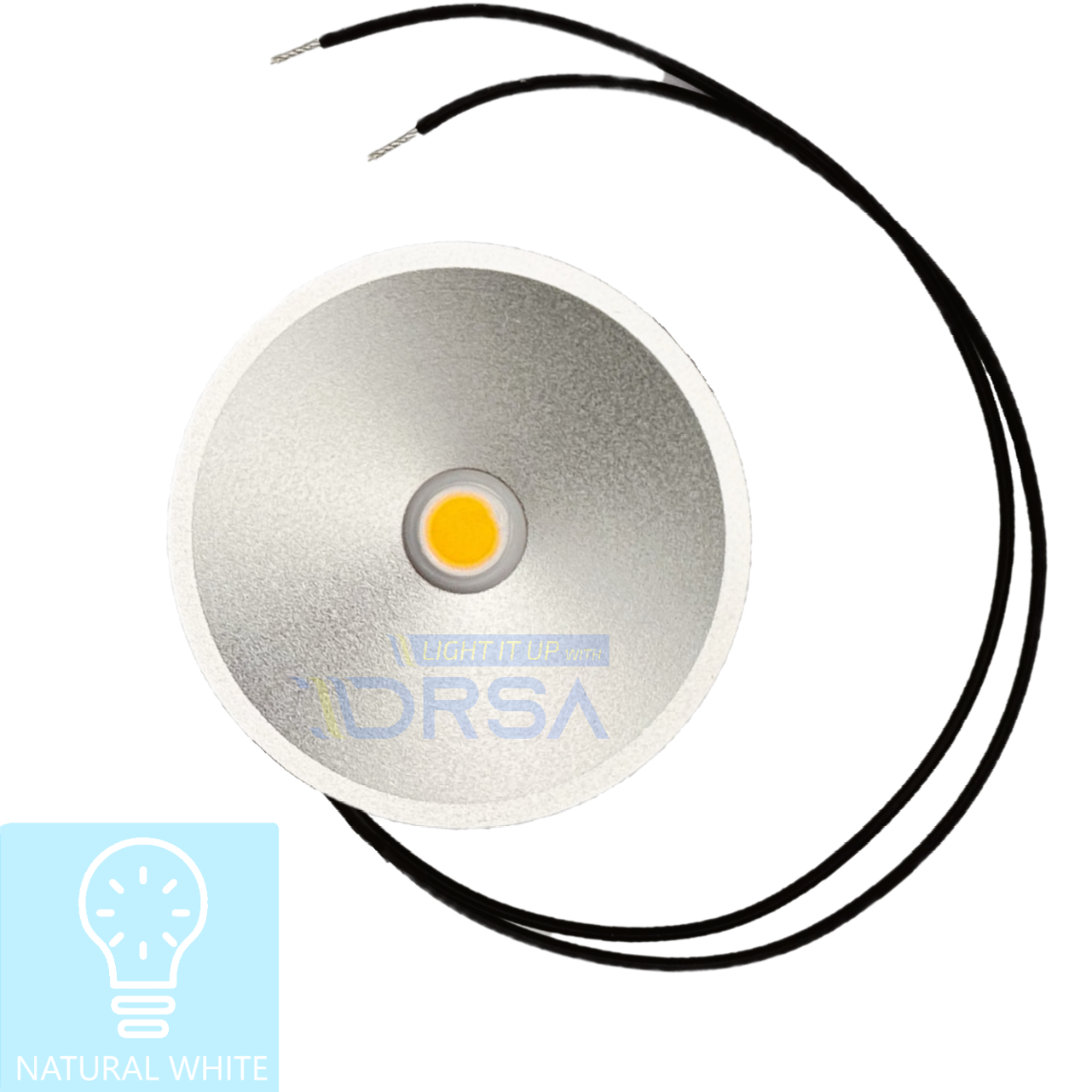 DRSA LED Puck for Retrofit – Compact LED 5.5W natural white no backgrond