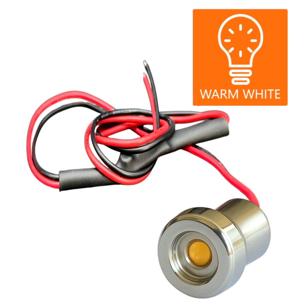 Bright and Compact Bullet warm white LED Light for dock Rails and wildlife lighting