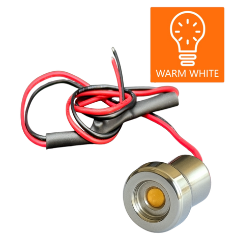 Bright and Compact Bullet warm white LED Light for dock Rails and wildlife lighting