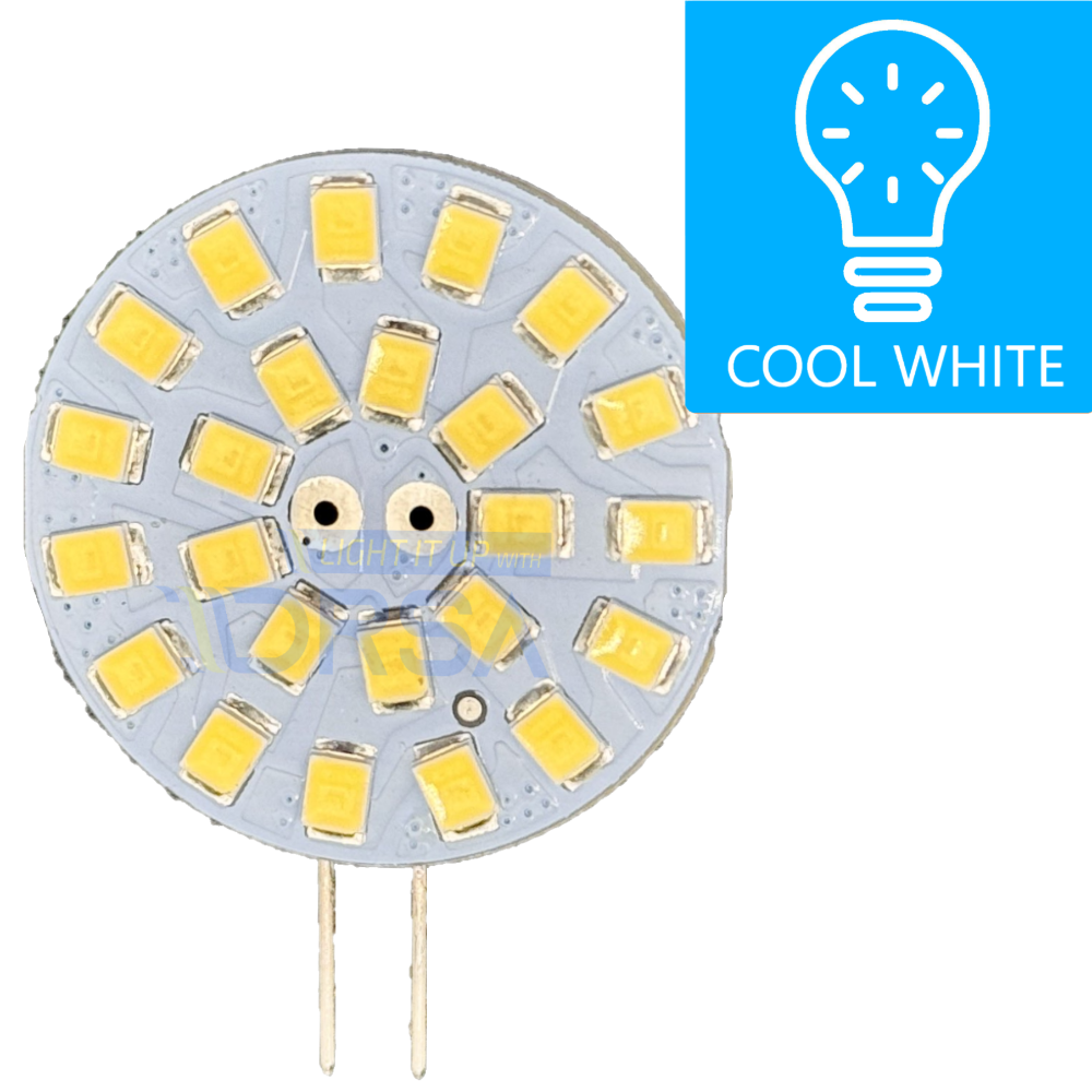 2W G4 LED Side Pin Bulb – Dimmable | Marine, RV & Landscape