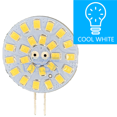 G4 Side Pin LED Replacement Bulb – 2W cool white  led chip