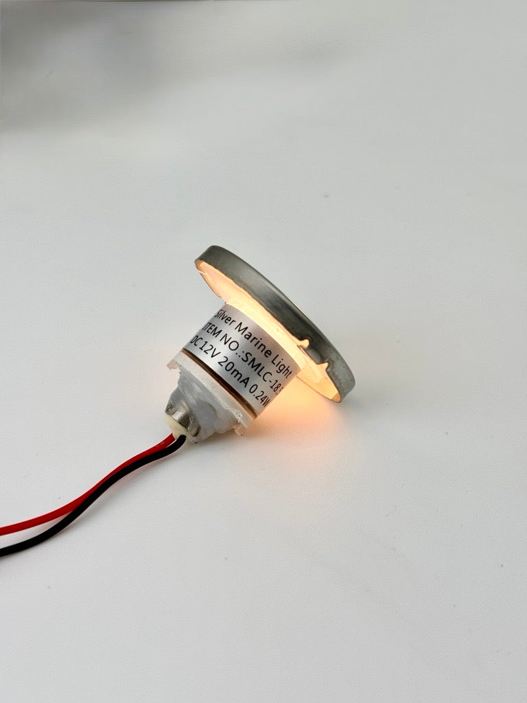 back of chalanger Warm white 0.5W LED for boat steps

