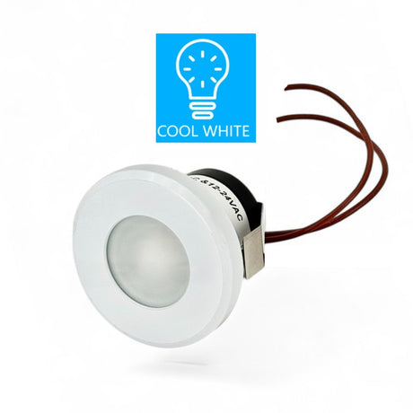 Capella 2.5-inch LED white marine light by DRSA natural white 

