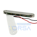 Imtra Duxbury LED courtesy light stainless steel side view
