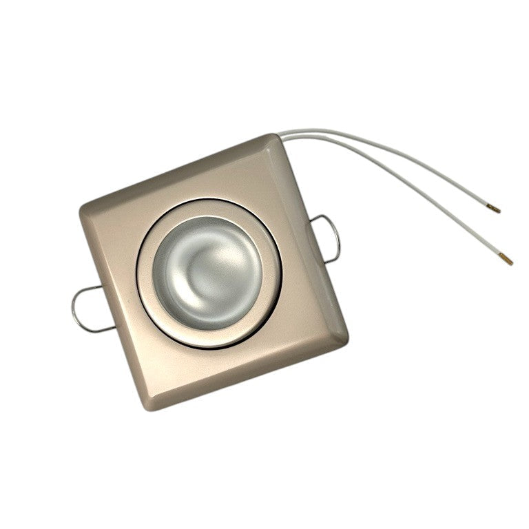 Explorer square LED fixture for RV or yacht resesed

