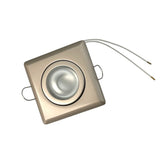 Explorer square LED fixture for RV or yacht resesed

