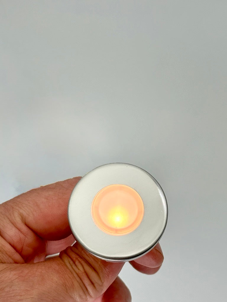Front view of chalanger Warm white 0.5W LED for boat steps

