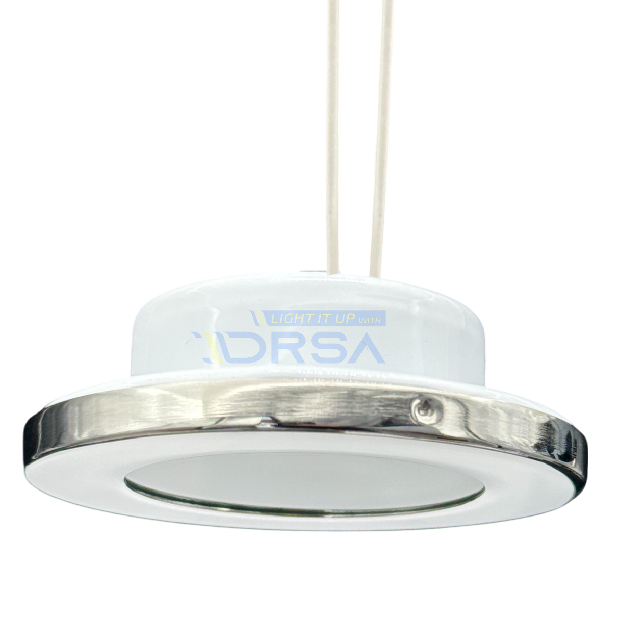 Montserrat, Stainless Polish, 3-1/4" Dia Marine Overhead Light