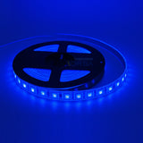 cool white single color blue LED tape light reel for under-gunwale and IP68 waterproof LED strip 