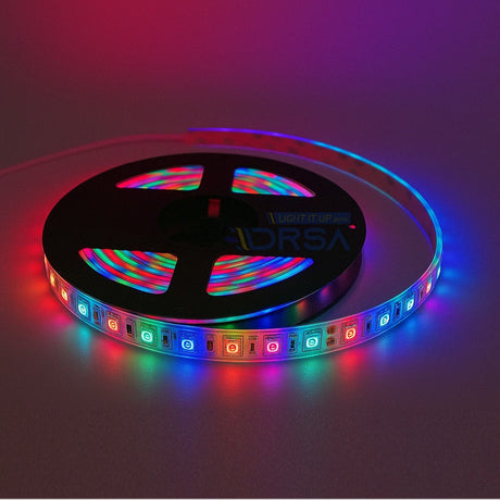 RGB LED tape light reel for under-gunwale and accent use 
IP68 waterproof
