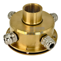 Bronze Underwater Junction Box – 4 Ports | UJ4 / UJ4B