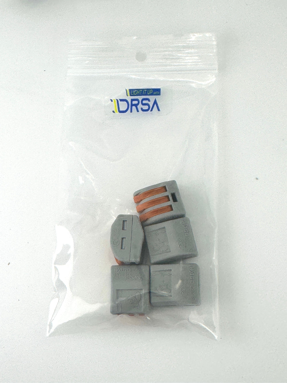 WAGO 222-413 3-conductor splicing connector 5 pack