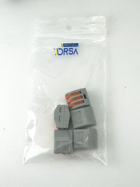 WAGO 222-413 3-conductor splicing connector 5 pack