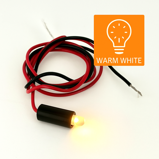 Warm white 0.5W LED for boat steps
