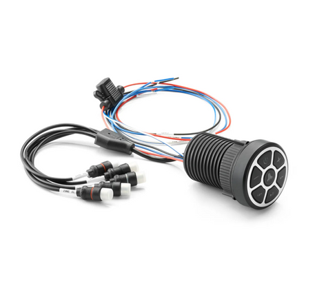 MBT-CRXv3 audio controller with gauge-mount design

