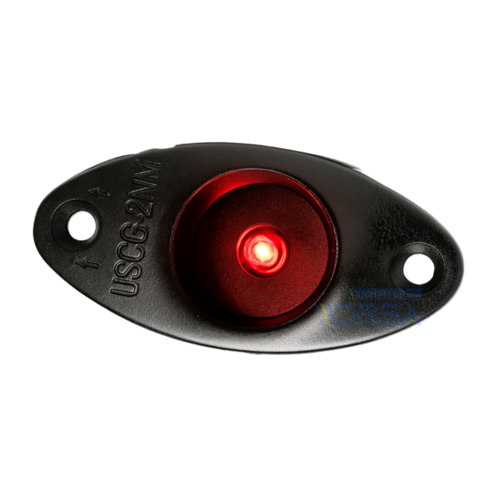Livorsi LEDNL3G green navigation light in flat black