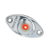 Livorsi LEDNL3G red navigation light in high polish stainless

