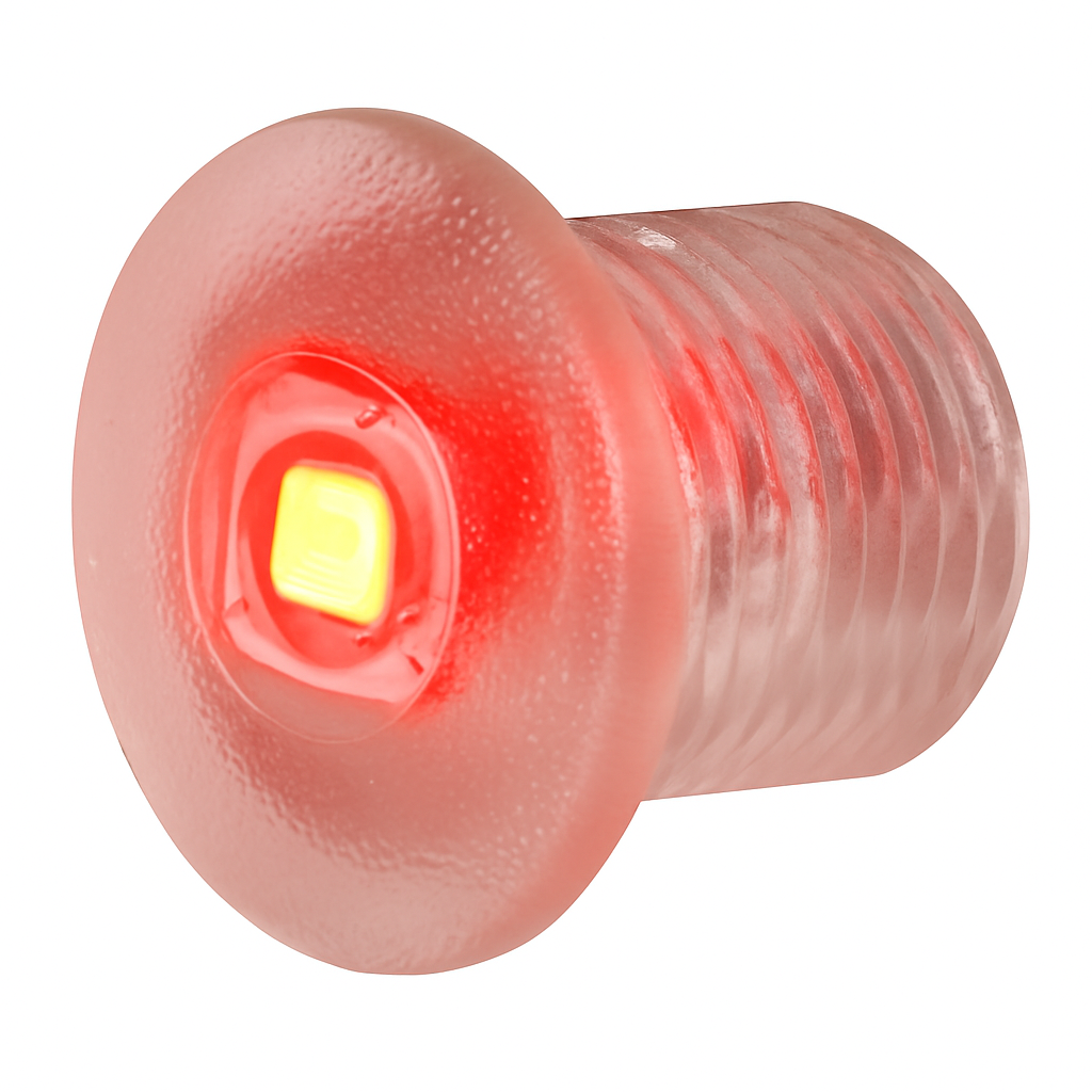 Lumitec newt - Courtesy & Livewell Light installed on center console red led
