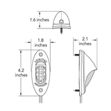 Lumitec Nautilus Piling Light – 12-24V | RGBW & Warm White
