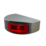 Lumitec Surface Mount Port Red Navigation Light on no background

