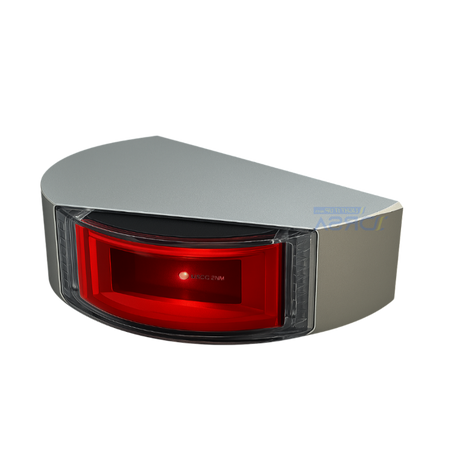 Lumitec Surface Mount Port Red Navigation Light on no background

