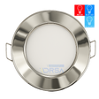 Energy-efficient ML-4 RED BLUE natural WHITE LED recessed downlight designed to replace 90mm stainless steel fixture  
